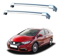 WBWJYAI Aluminium,2pcs Roof Rack Cross Bars for Civic Tourer 2014-2016 Cross Bars Railing Carrier-Car Roof Rack for Cargo Luggage Kayak Bicycles Canoe,A