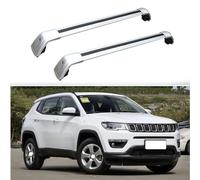 WBWJYAI Aluminium,2pcs Roof Rack Cross Bars for Jeep Compass 2017-2022 Cross Bars Railing Carrier-Car Roof Rack for Cargo Luggage Kayak Bicycles Canoe,A