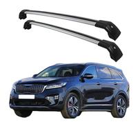 WBWJYAI Aluminium,2pcs Roof Rack Cross Bars for KIA SORENTO III PRIME 2015-2019 Cross Bars Railing Carrier-Car Roof Rack for Cargo Luggage Kayak Bicycles Canoe,C
