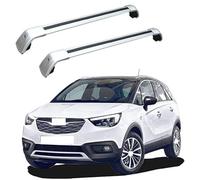 WBWJYAI Aluminium,2pcs Roof Rack Cross Bars for Opel Vauxhall Crossland X 5 Door 2017-2022 Cross Bars Railing Carrier-Car Roof Rack for Cargo Luggage Kayak Bicycles Canoe,A