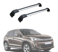 WBWJYAI For C4 Aircross 2012 2013 Aluminium,2pcs Roof Rack Cross Bars Cross Bars Railing Carrier-Car Roof Rack for Cargo Luggage Kayak Bicycles Canoe,C