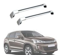 WBWJYAI For C4 Aircross 2012 2013 Aluminium,2pcs Roof Rack Cross Bars Cross Bars Railing Carrier-Car Roof Rack for Cargo Luggage Kayak Bicycles Canoe,A