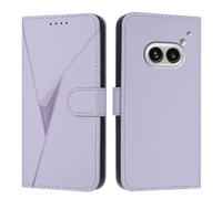 WBWONE Case for Nothing Phone (2a) / Nothing Phone 2a - Premium Leather Cover, Magnetic Closure Wallet Shell, Built-in Stand and Wallet Function - Light Purple