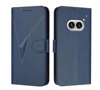 WBWONE Case for Nothing Phone (2a) / Nothing Phone 2a - Premium Leather Cover, Magnetic Closure Wallet Shell, Built-in Stand and Wallet Function - Blue