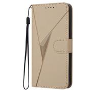 WBWONE Case for Nothing Phone 4a - Premium Leather Cover, Magnetic Closure Wallet Shell, Built-in Stand and Wallet Function - Gold