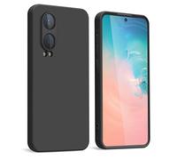 WBWONE Case for OnePlus Nord CE 4 Lite/Nord CE4 Lite, Slim Non-Slip Flexible Soft TPU Protective Shock Absorption Cover Soft Lining Phone Shell Bumper - Black