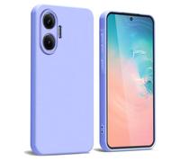 WBWONE Case for Xiaomi Poco F7 5G, Slim Non-Slip Flexible Soft TPU Protective Shock Absorption Cover Soft Lining Phone Shell Bumper - Purple