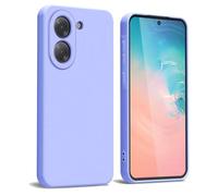 WBWONE Case for Xiaomi Redmi A5 4G / Poco C71 4G, Slim Non-Slip Flexible Soft TPU Protective Shock Absorption Cover Soft Lining Phone Shell Bumper - Purple