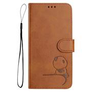 WBWONE Panda Accent Case for Xiaomi Poco F3 / Mi 11i 5G - RFID Blocking Wallet Cover with Kickstand | Shockproof Shell & Card Holder Bumper - Brown