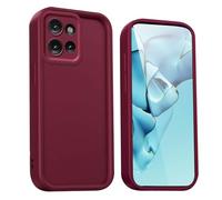 WBWONE Protective Case for Google Pixel 10 - Premium Silicone Shockproof Cover with Elegant Design and Anti-Slip Grip - Wine Red