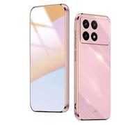 WBWONE Soft TPU Cover for Huawei Honor Magic 7 Lite / Magic7 Lite Case, Slim Non-Slip Flexible Protective Shock Absorption Golden Border Plating Phone Shell Bumper - Purple