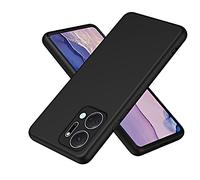 WBWONE Soft TPU Cover for Huawei Honor X7a Case, Slim Non-Slip Flexible Protective Shock Absorption Soft-Touch Lining Slim Phone Shell Bumper - Black