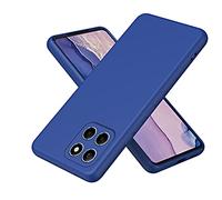 WBWONE Soft TPU Cover for Huawei Honor X8a Case, Slim Non-Slip Flexible Protective Shock Absorption Soft-Touch Lining Slim Phone Shell Bumper - Blue