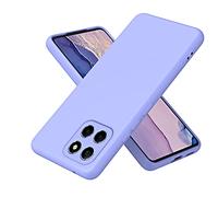 WBWONE Soft TPU Cover for Huawei Honor X8a Case, Slim Non-Slip Flexible Protective Shock Absorption Soft-Touch Lining Slim Phone Shell Bumper - Purple