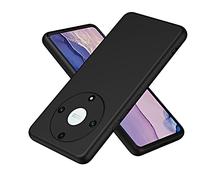 WBWONE Soft TPU Cover for Huawei Honor X9a / Magic 5 Lite(Magic5 Lite) Case, Slim Non-Slip Flexible Protective Shock Absorption Soft-Touch Lining Slim Phone Shell Bumper - Black