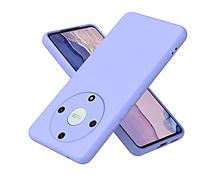 WBWONE Soft TPU Cover for Huawei Honor X9a / Magic 5 Lite(Magic5 Lite) Case, Slim Non-Slip Flexible Protective Shock Absorption Soft-Touch Lining Slim Phone Shell Bumper - Purple