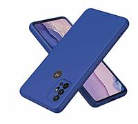 WBWONE Soft TPU Cover for Motorola Moto G10/G20/G30 Case, Slim Non-Slip Flexible Protective Shock Absorption Soft-Touch Lining Slim Phone Shell Bumper - Blue