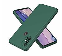 WBWONE Soft TPU Cover for Motorola Moto G10/G20/G30 Case, Slim Non-Slip Flexible Protective Shock Absorption Soft-Touch Lining Slim Phone Shell Bumper - Green