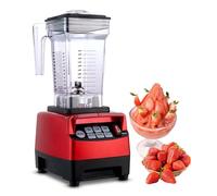 WBYDYS 1.5L Heavy-Duty Smoothie Blender Commercial Blender with Soundproof Shield, 1500W Electric Food Chopper, Intelligent timing Smoothie machine, Ice Cream Machine Food Processors
