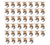 WC 10 Pcs Lucky Horseshoes Western Christmas Decor Wedding Favors Rustic Horseshoe Mini Horse Decor Party Western Party Decorations Baby Shower Return Gifts With Tags Vintage Craft Horseshoe