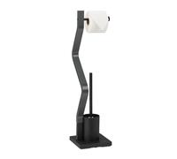 Wc accessory set Free-Standing Bathroom Holder Stylish Heavy Base Durable