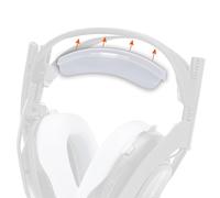 WC BandZ A50 - Headband Kit for Astro A50 Gen 4, Gen 5 & A50X | Made by Wicked Cushions | Enhanced Comfort, Style & Easy Installation | White