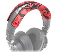 WC BandZ ATH - Headband Cover for Audio Technica ATH M50X & M50XBT | Made by Wicked Cushions | Also fits M50, M40X, M40, M40FS, M30X, M30, M20X & MSR7 | Red Camo