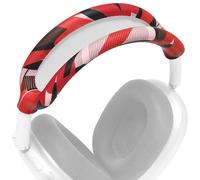 WC BandZ Max - Silicone Headband Cover Compatible with AirPods Max 1 & 2 by Wicked Cushions | Enhanced Comfort and Protection | Available in Wicked Designs | Red Prism