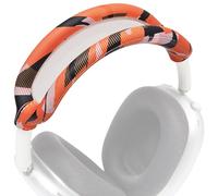 WC BandZ Max - Silicone Headband Cover Compatible with AirPods Max 1 & 2 by Wicked Cushions | Enhanced Comfort and Protection | Available in Wicked Designs | Orange Prism