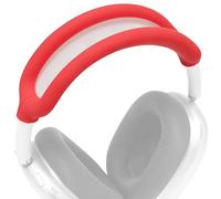 WC BandZ Max - Silicone Headband Cover Compatible with AirPods Max 1 & 2 by Wicked Cushions | Enhanced Comfort and Protection | Available in Wicked Designs | Red