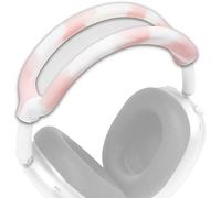 WC BandZ Max - Silicone Headband Cover for AirPods Max 1 & 2 | Made by Wicked Cushions | Enhanced Comfort and Protection, Available in Wicked Designs | Pink Marble
