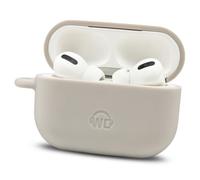 WC CaseZ Compatible With Apple AirPods Pro 1 & 2 - Soft Silicone Protective Case with Keychain for by Wicked Cushions | Shockproof, Dust-Resistant, & Wicked Designs | Beige