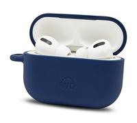 WC CaseZ Compatible With Apple AirPods Pro 1 & 2 - Soft Silicone Protective Case with Keychain for by Wicked Cushions | Shockproof, Dust-Resistant, & Wicked Designs | Navy