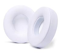 WC Extra Thick Replacement Earpads for Beats Solo 2 & 3 by Wicked Cushions - Ear Pads for Beats Solo 2 & 3 Wireless ON-Ear Headphones - Soft Leather, Luxury Memory Foam, Strong Adhesive | White