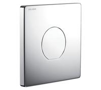 WC Flush Plate Delabie TEMPOFLUX 3 soft-touch timer, AB, flush-mounted, 2/2’ kit 205x190mm Chrome 763041