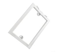 WC Flush Plate Frame for Vigour for sanit for s700 Redonda - 200x138mm Plastic Mounting Bracket Cistern Spare Part Easy Install White