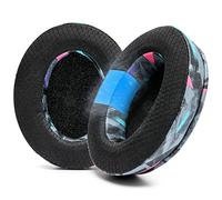 WC Freeze Arctis Nova - Cooling Gel Earpads for Arctis Nova Pro Wired, 7, 5 | Made by Wicked Cushions | Also fits Nova 4, 3, 1 (Does Not Fit Nova Pro Wireless). Fabric, Cooling Gel | 90's Black