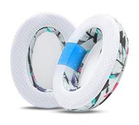 WC Freeze Crusher - Cooling Gel Earpads Compatible with Skullcandy Crusher, by Wicked Cushions - Fits Skullcandy Crusher & Hesh 3 Headphones, Soft Memory Foam, Cooler for Longer | 90's White