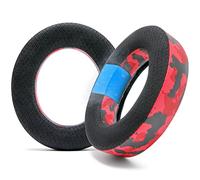 WC FreeZe HS60 - Cooling Gel Replacement Earpads for Corsair HS50, HS60, HS70 & More by Wicked Cushions - Boost Comfort, Durability, Thickness & Sound Isolation for Epic Gaming Sessions | Red Camo
