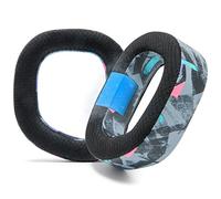 WC FreeZe HS80 - Cooling Gel Earpads for Corsair HS80 RGB Wireless, Wired, & HS80 Max by Wicked Cushions - Elevate Comfort, Thickness & Sound Isolation for Epic Gaming Sessions | 90's Black