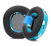WC Freeze Nova Pro Wireless - Cooling Gel Earpads for Arctis Nova Pro Wireless & Nova Elite (Doesn’t Fit Other Models), by Wicked Cushions, Extra Thick & Comfortable | Cyan Prism