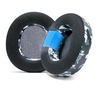 WC Freeze Nova Pro Wireless - Cooling Gel Earpads for Arctis Nova Pro Wireless & Nova Elite (Doesn’t Fit Other Models), by Wicked Cushions, Extra Thick & Comfortable | Snow Camo