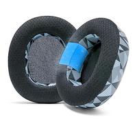 WC Freeze Nova Pro Wireless - Cooling Gel Earpads for Arctis Nova Pro Wireless & Nova Elite (Doesn’t Fit Other Models), by Wicked Cushions, Extra Thick & Comfortable | Geo Grey