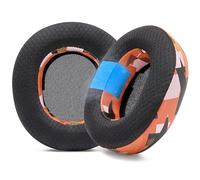 WC Freeze Nova Pro Wireless - Cooling Gel Earpads for Arctis Nova Pro Wireless & Nova Elite (Doesn’t Fit Other Models), by Wicked Cushions, Extra Thick & Comfortable | Orange Prism