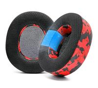 WC Freeze Nova Pro Wireless - Cooling Gel Earpads for Arctis Nova Pro Wireless & Nova Elite (Doesn’t Fit Other Models), by Wicked Cushions, Extra Thick & Comfortable | Red Camo