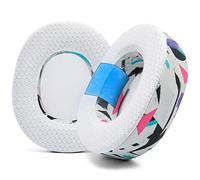 WC Freeze Nova Pro Wireless - Cooling Gel Earpads for Arctis Nova Pro Wireless & Nova Elite (Doesn’t Fit Other Models), by Wicked Cushions, Extra Thick & Comfortable | 90's White