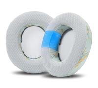 WC Freeze Nova Pro Wireless - Cooling Gel Earpads for Arctis Nova Pro Wireless, Nova Elite & Nova Pro Omni (Doesn’t Fit Other Models), by Wicked Cushions, Extra Thick & Comfortable | Sage Gold Marble