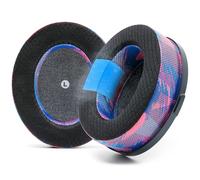 WC FreeZe Penrose - Hybrid Fabric Cooling Gel Replacement Earpads For Audeze Penrose & Mobius, Made by Wicked Cushions, Improved Durability, Thickness and Sound Isolation | Speed Racer