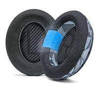 WC FreeZe QC35 - Cooling Gel Ear Pads for Bose QC35 & QC35ii (QuietComfort 35) Headphones & More | Breathable Sports Fabric, Cooling Gel, Extra Thick & Cooler for Longer | Geo Grey