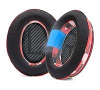 WC FreeZe QC35 - Cooling Gel Ear Pads for Bose QC35 & QC35ii (QuietComfort 35) Headphones & More | Breathable Sports Fabric, Cooling Gel, Extra Thick & Cooler for Longer | Red Prism